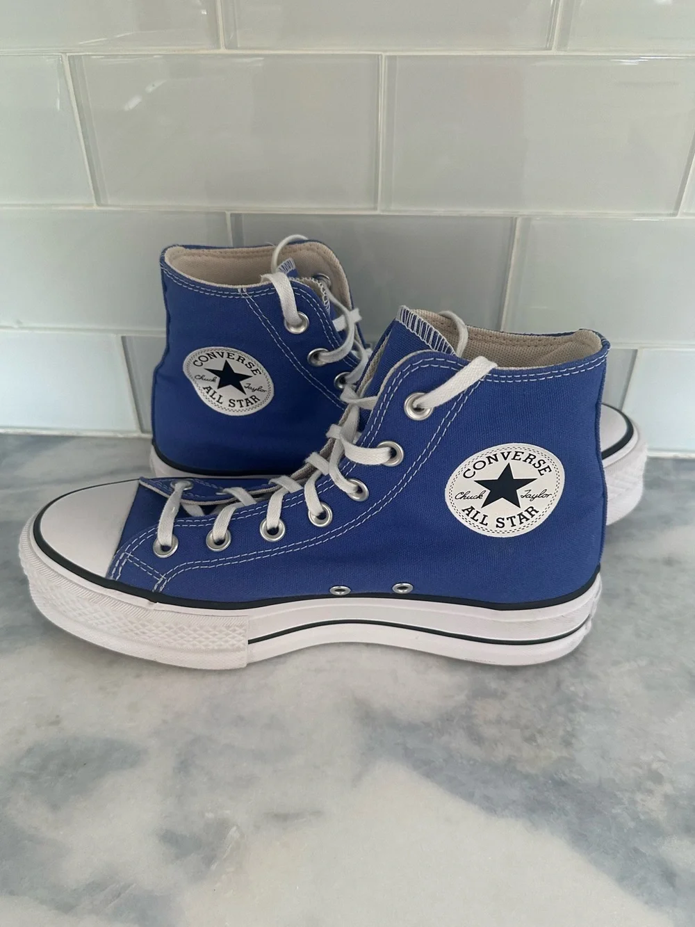 Converse Women’s Chuck Taylor All Star Platform Lift High Top Sneakers size 7 - Picture 6 of 12